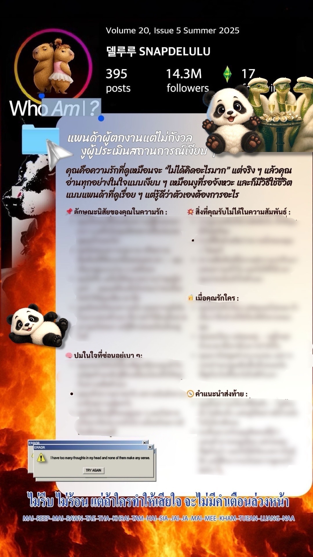 ตัวอย่างตัวตน